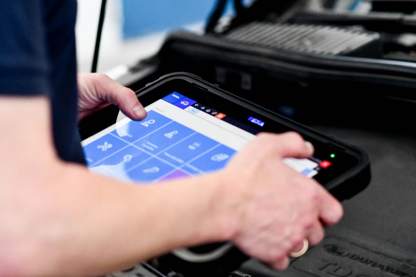 XENTRY transmission module diagnosis at German Auto Doctor Simi Valley